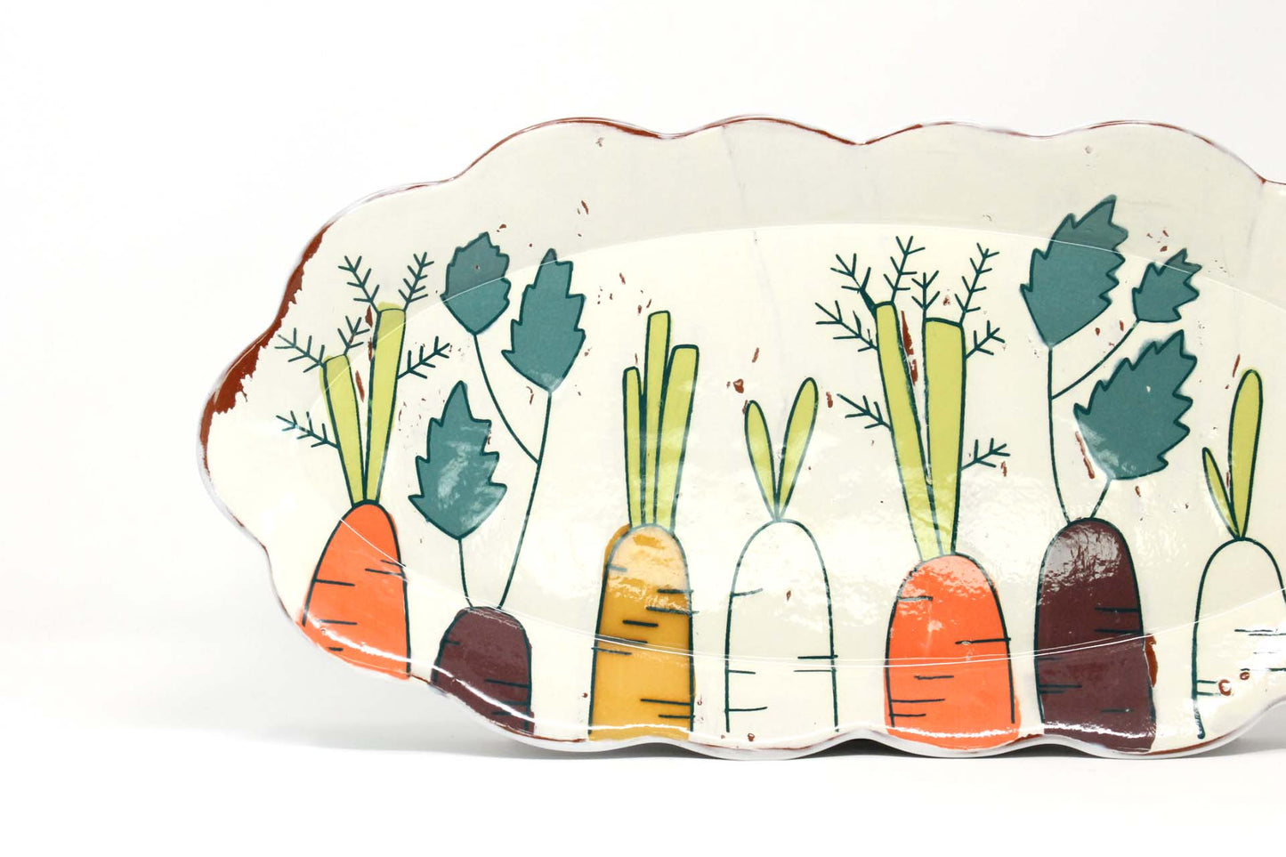 Carrot Oval Platter