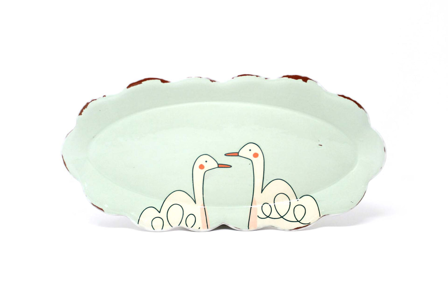 Swan Oval Platter