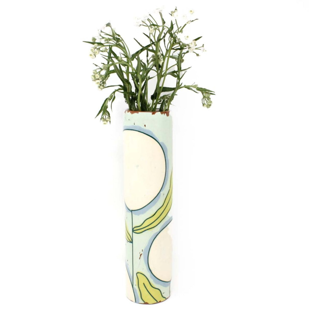 Bloom Narrow Vase Mint