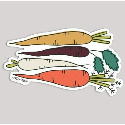 Carrots Vinyl Sticker