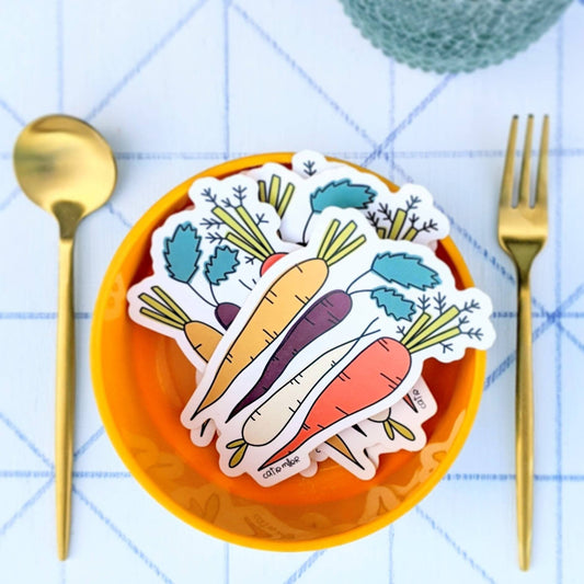 Carrots Vinyl Sticker
