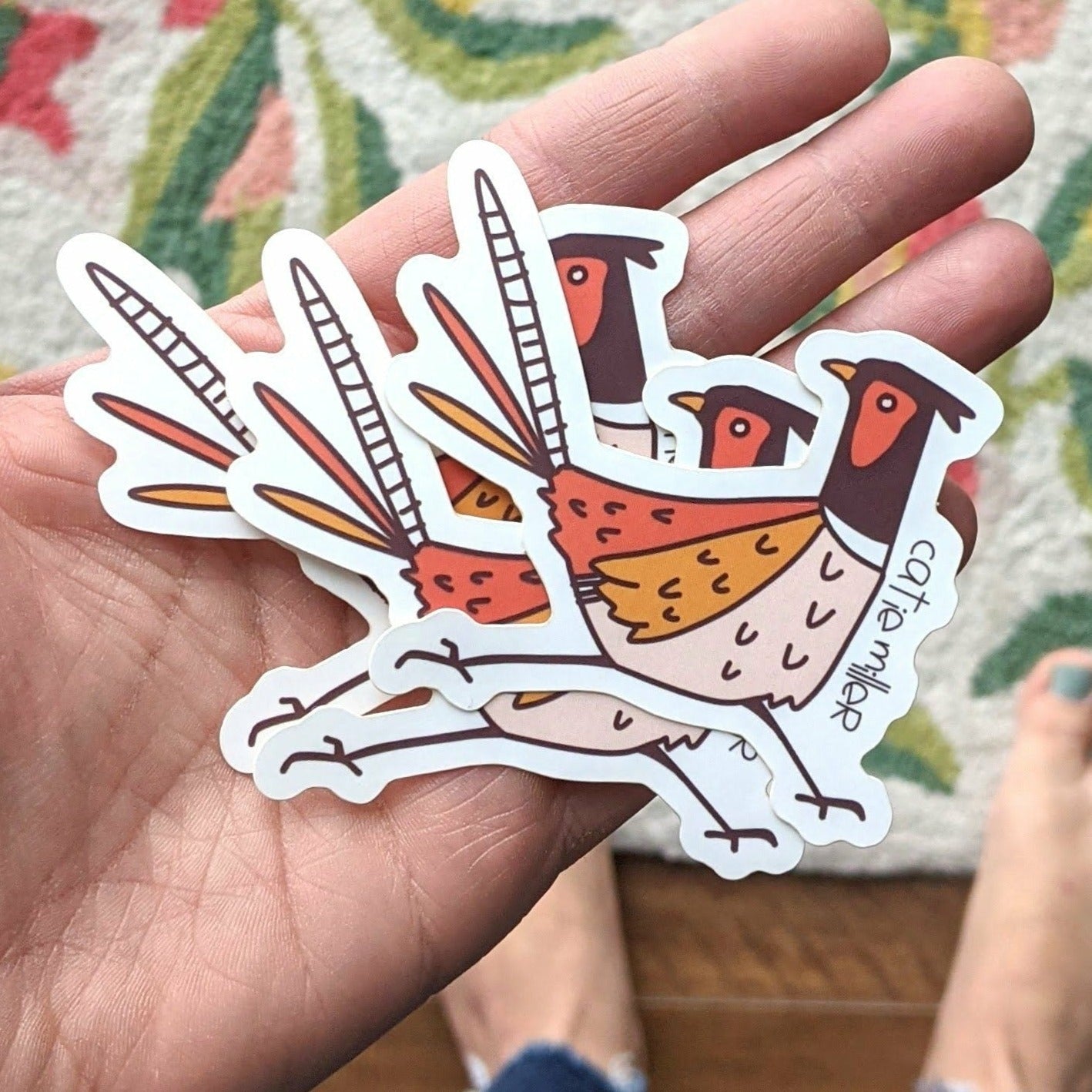 Pheasant Vinyl Sticker