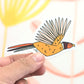 Pheasant Flying Vinyl Sticker