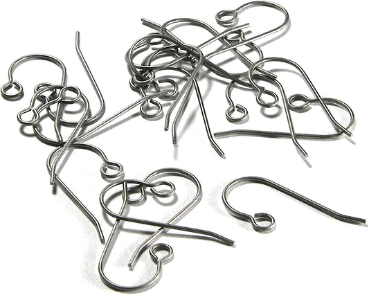 Earring Wire Variants: Sterling Silver or Raw Titanium