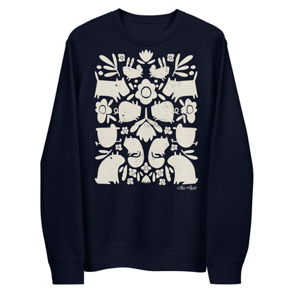 Animal Doodle Unisex Crewneck Sweatshirt