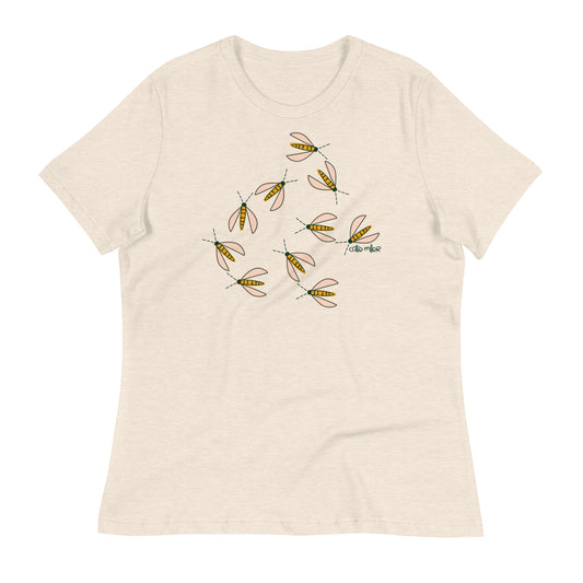 Flower Fly Women's Relaxed T-Shirt